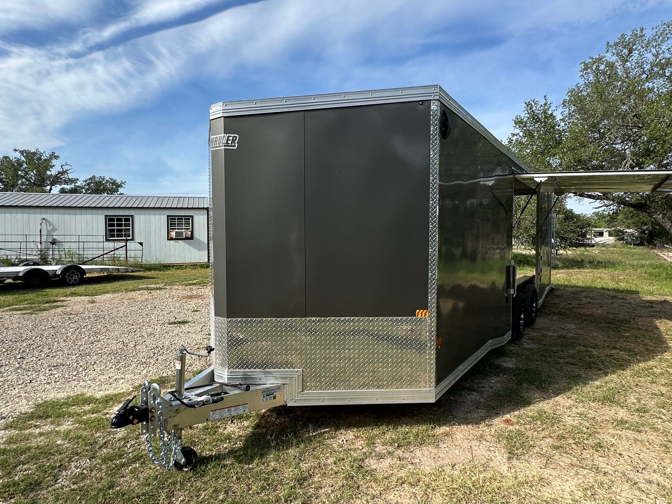 Alcom EZ Haul 102"x24' Tandem Cargo CHARCOAL - 2476