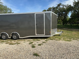 Alcom EZ Haul 8.5x24 Tandem Axle Trailer Cargo CHARCOAL-8099 Alcom
