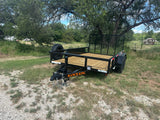 Ranch King 6'10"x12' Tandem Utility Trailer GATE - 2818 Ranch King