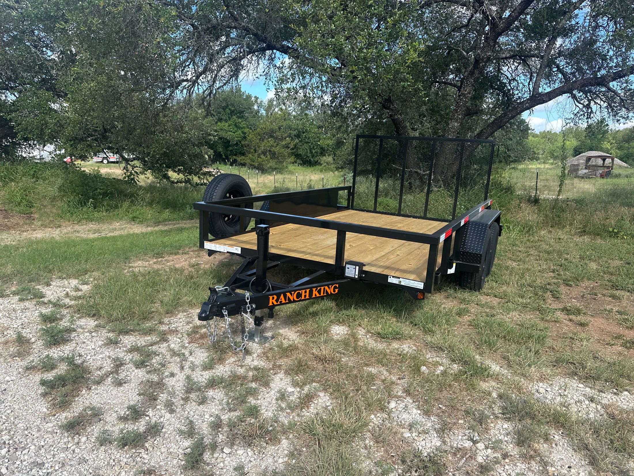 Ranch King 6'10"x12' Tandem Utility Trailer GATE - 2818 Ranch King
