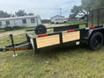 Load image into Gallery viewer, Ranch King 6'10"x14' Tandem Utility Trailer GATE - 2606 2746