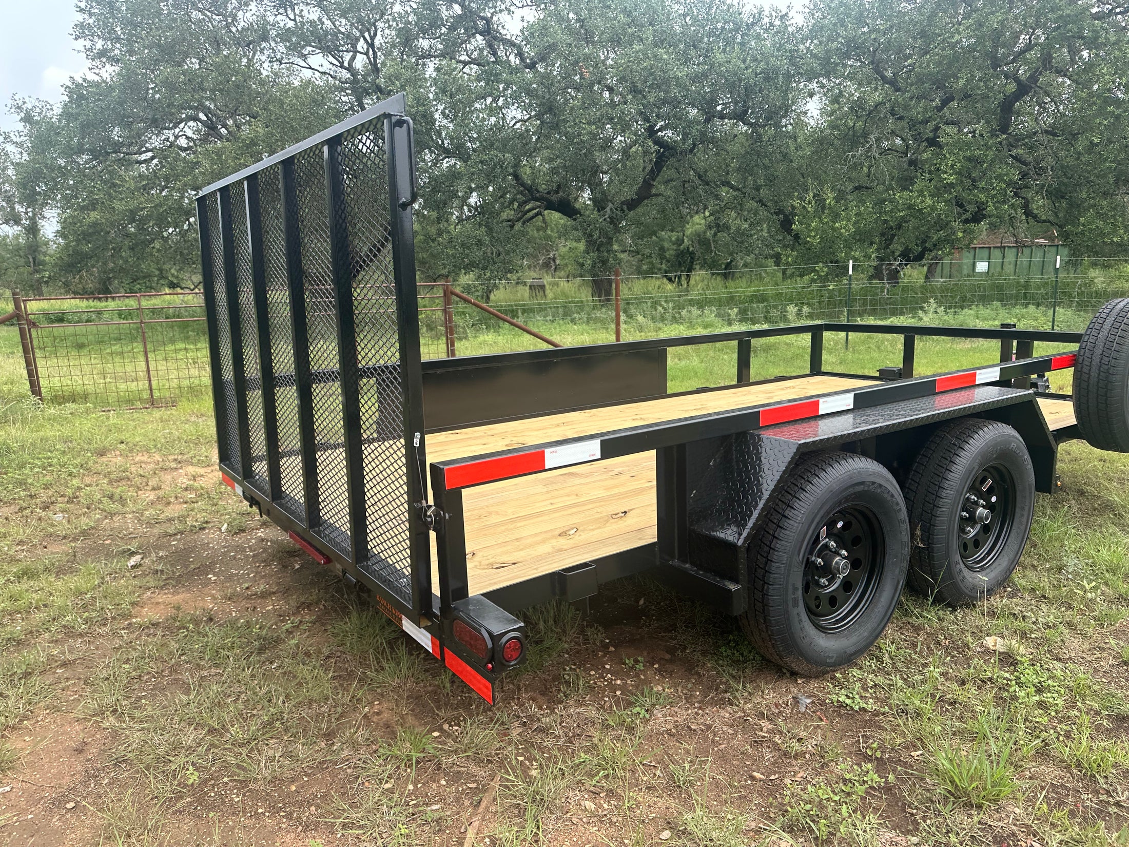 Ranch King 6'10"x14' Tandem Utility Trailer GATE - 2746 Ranch King