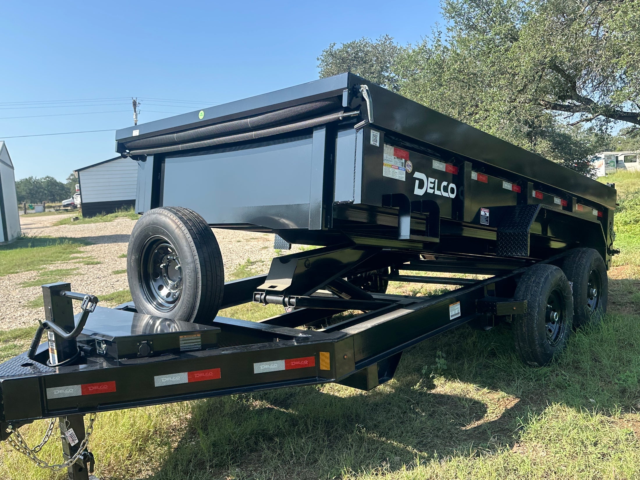 SALE - Delco 83"x14' Tandem Dump 14K - 9800
