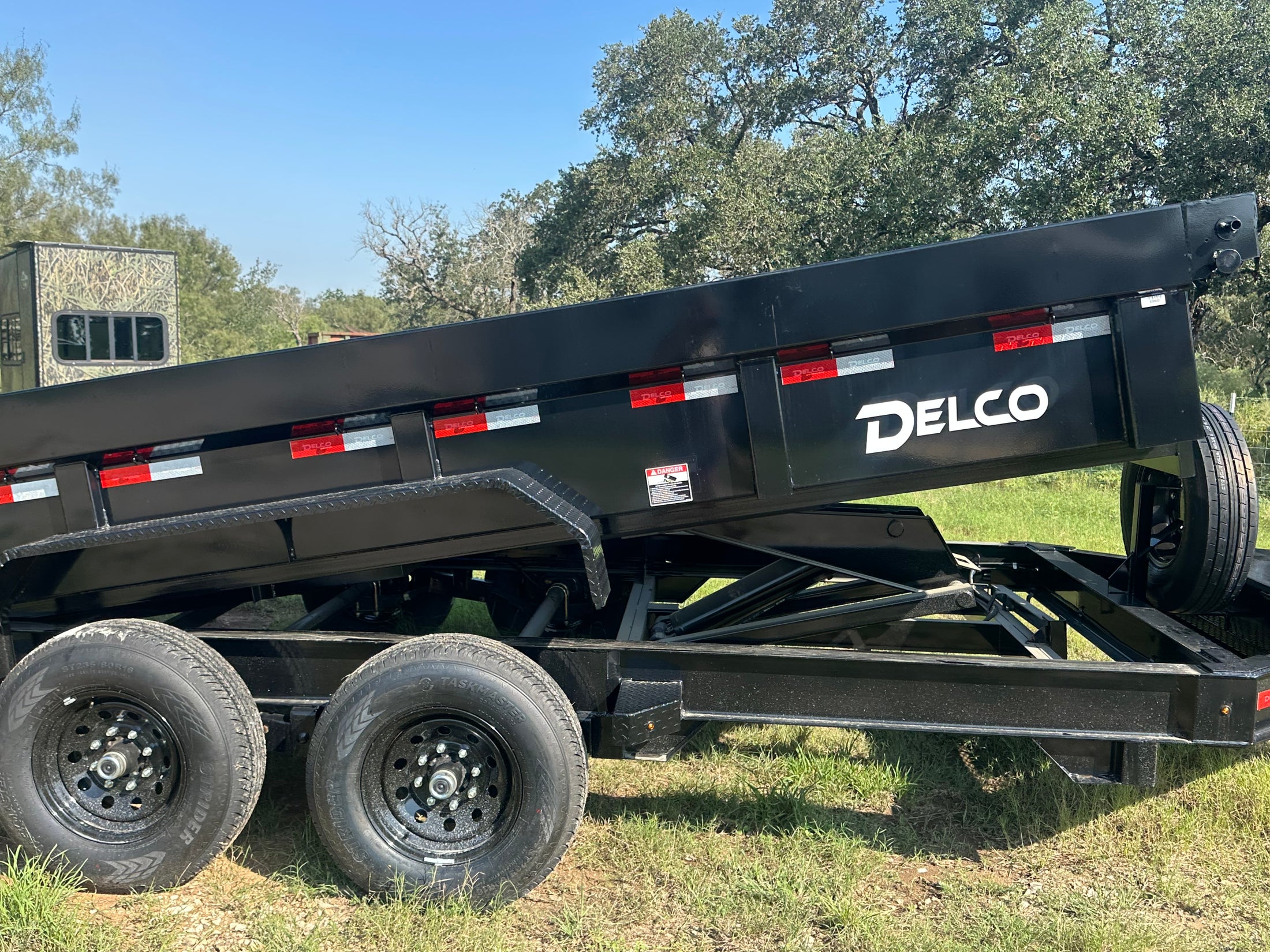 Delco 83"x14' Tandem Dump 14K - 9800 Delco