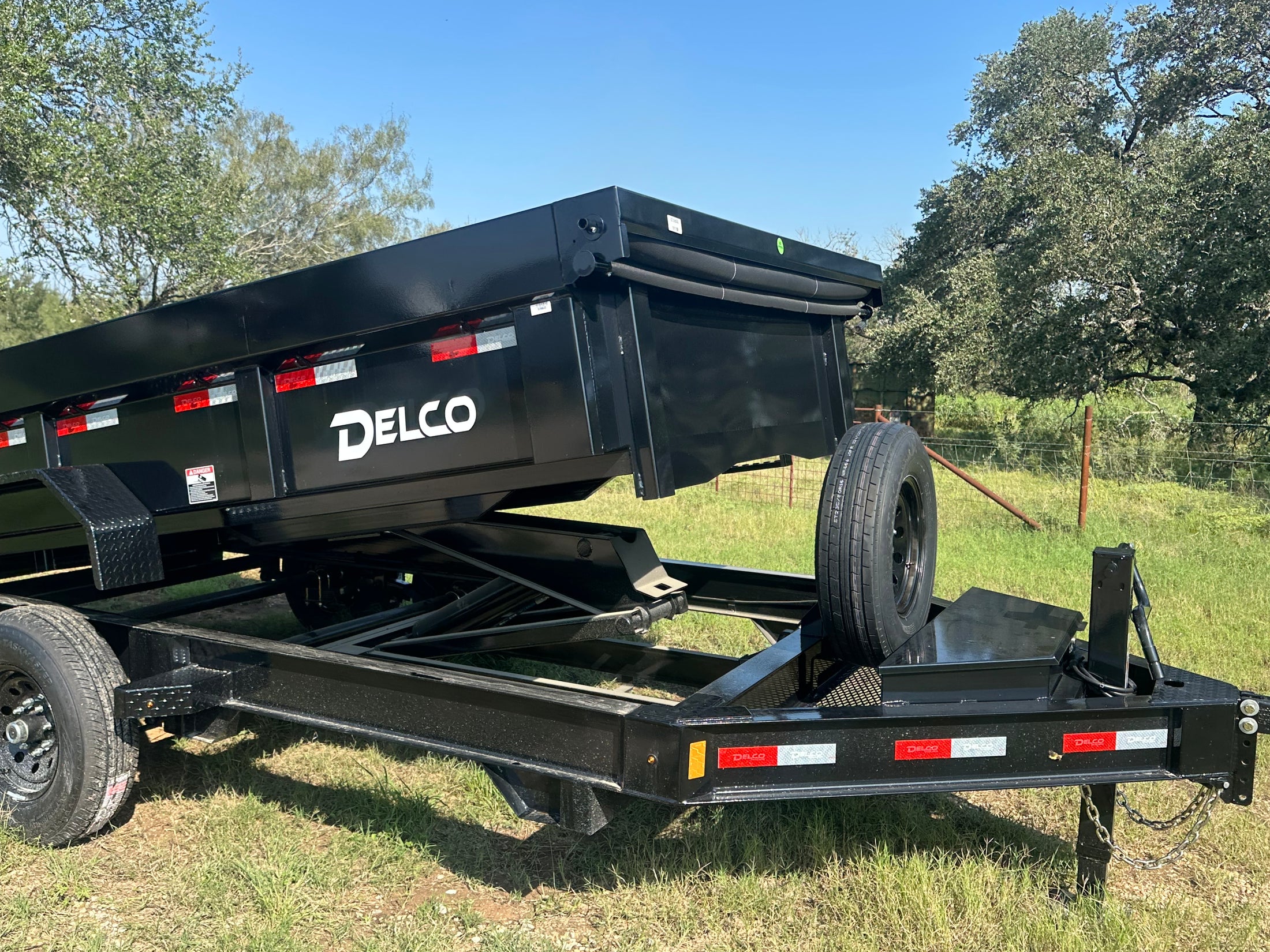 Delco 83"x14' Tandem Dump 14K - 9800 Delco