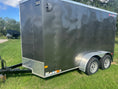 Load image into Gallery viewer, USED Wells 6'x12' FT Tandem Cargo  -GRAY - 2793