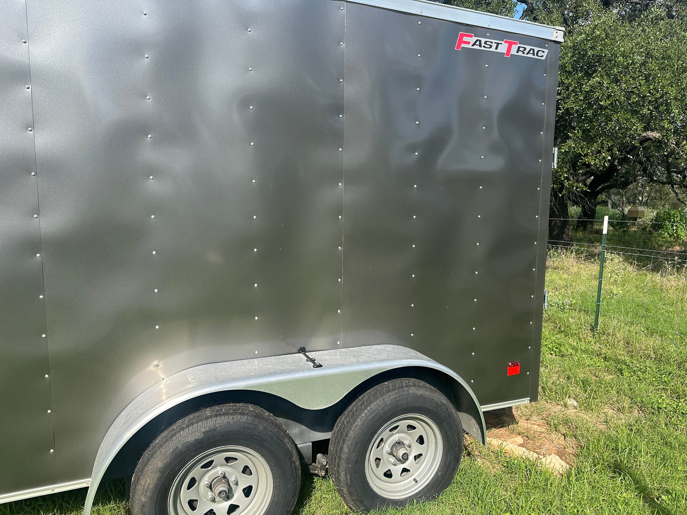 USED Wells 6'x12' FT Tandem Cargo  -GRAY - 2793