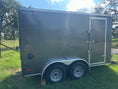 Load image into Gallery viewer, USED Wells 6'x12' Tandem Cargo  -GRAY - 2793 Wells Cargo