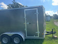 Load image into Gallery viewer, USED Wells 6'x12' Tandem Cargo  -GRAY - 2793 Wells Cargo