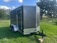 Load image into Gallery viewer, USED Wells 6'x12' Tandem Cargo  -GRAY - 2793 Wells Cargo