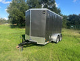 Load image into Gallery viewer, USED Wells 6'x12' Tandem Cargo  -GRAY - 2793 Wells Cargo