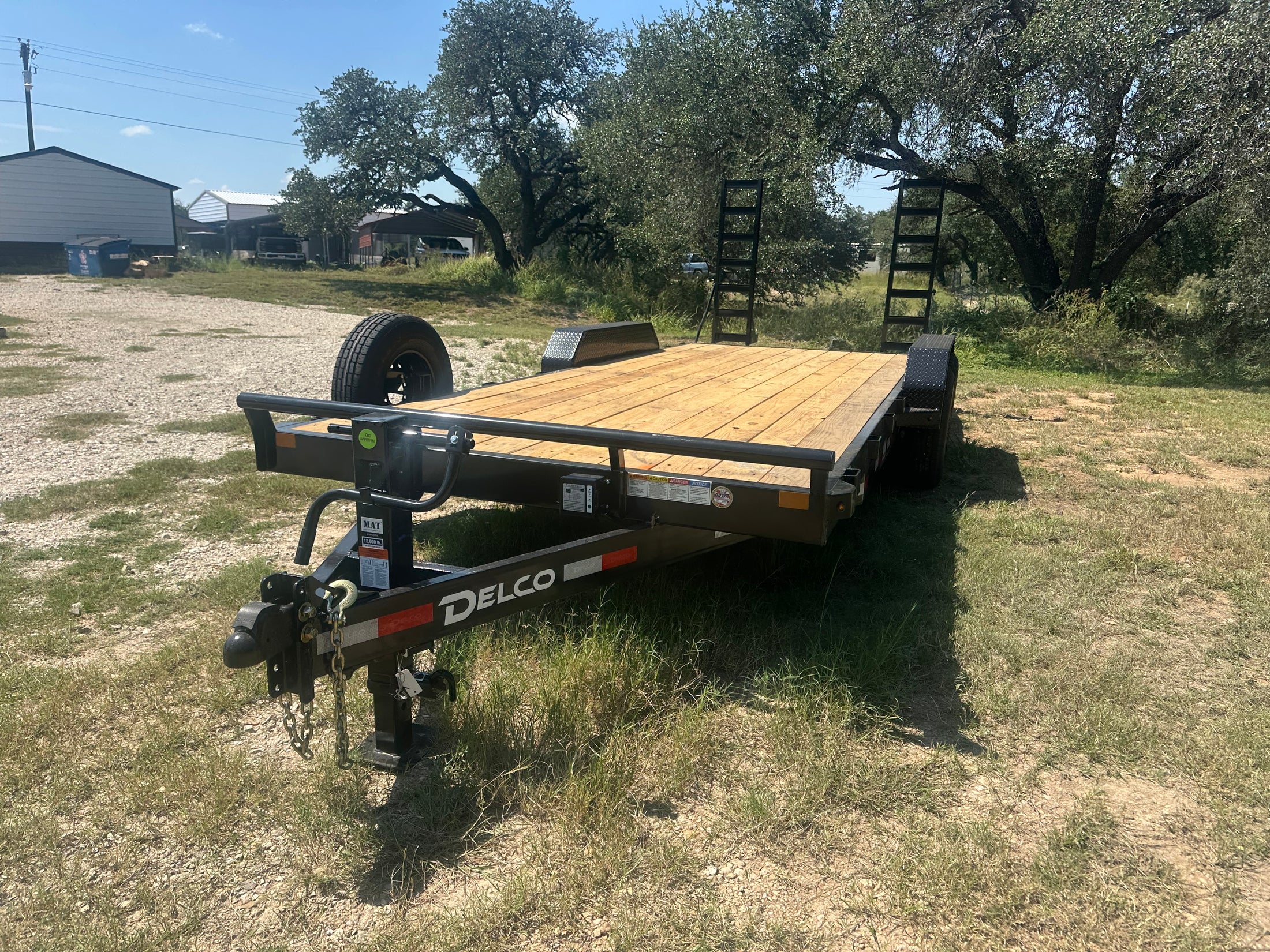 SALE - Delco 83"x20' Tandem Carhauler 14K - 1838