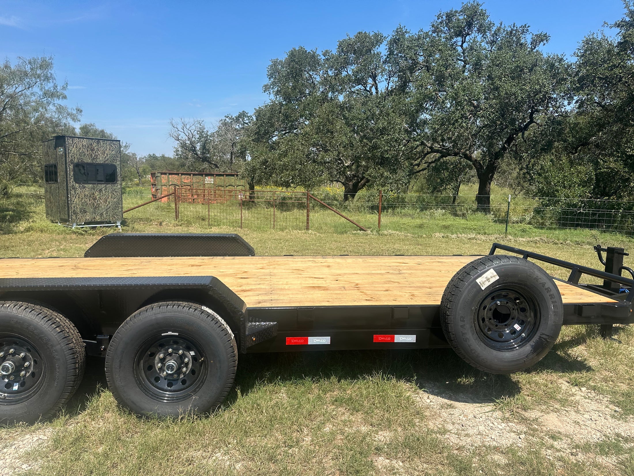 Delco 83"x20' Tandem Carhauler 14K - 1838 Delco