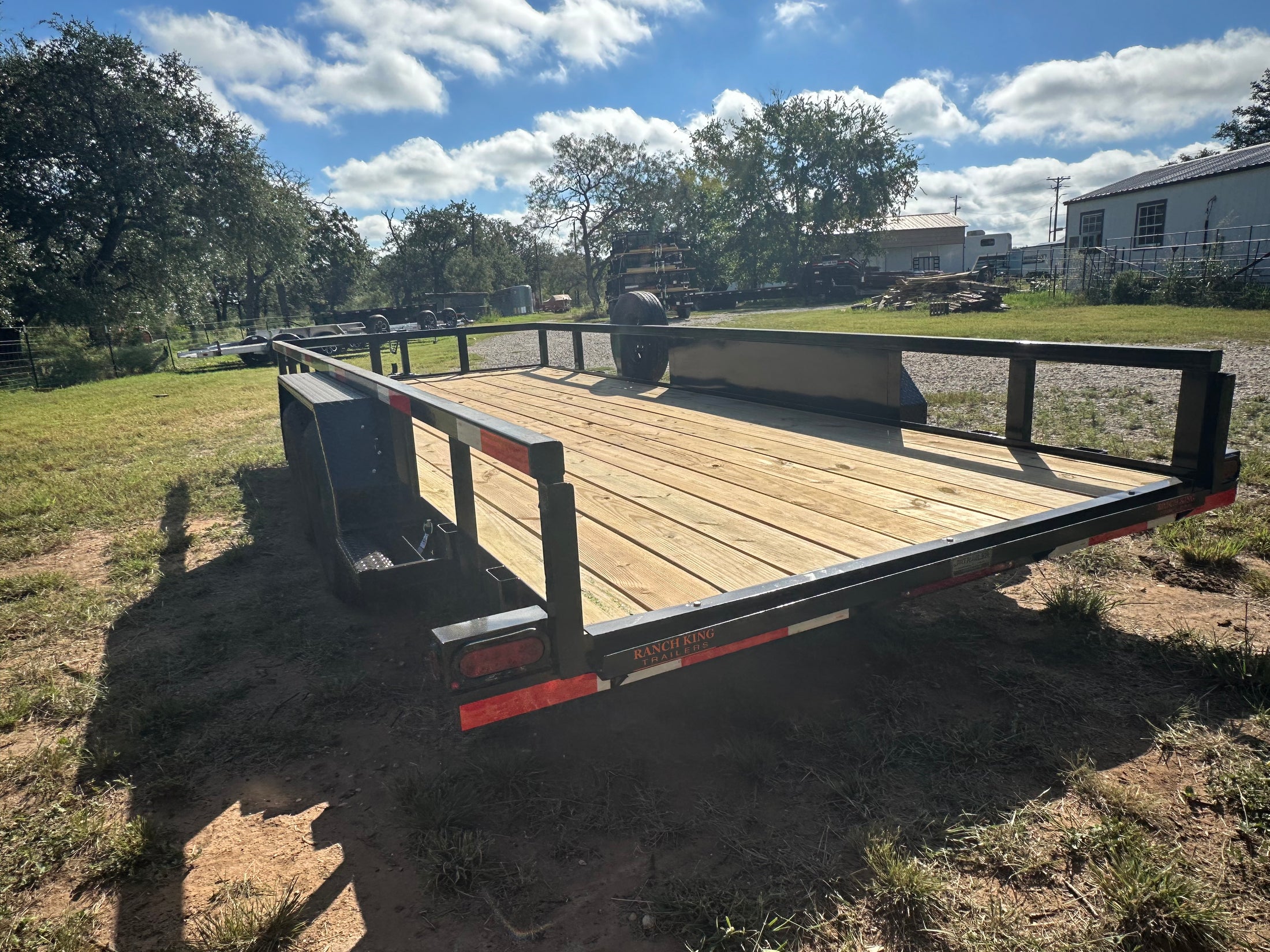 Ranch King 6'10"x18' Tandem Utility Trailer RAMPS - 2545 Ranch King