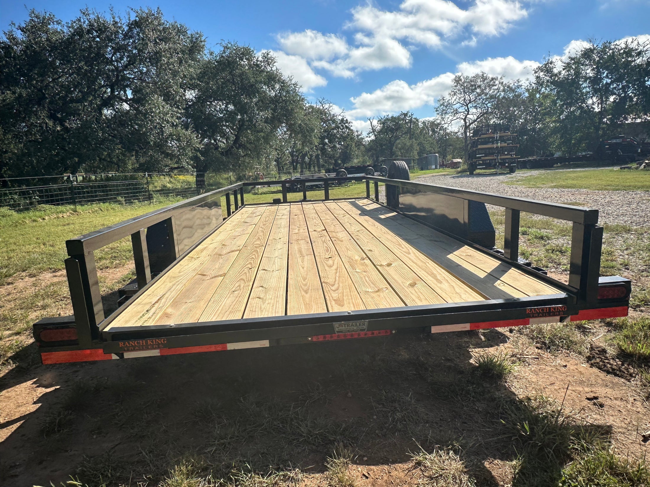 Ranch King 6'10"x18' Tandem Utility Trailer RAMPS - 2545 Ranch King