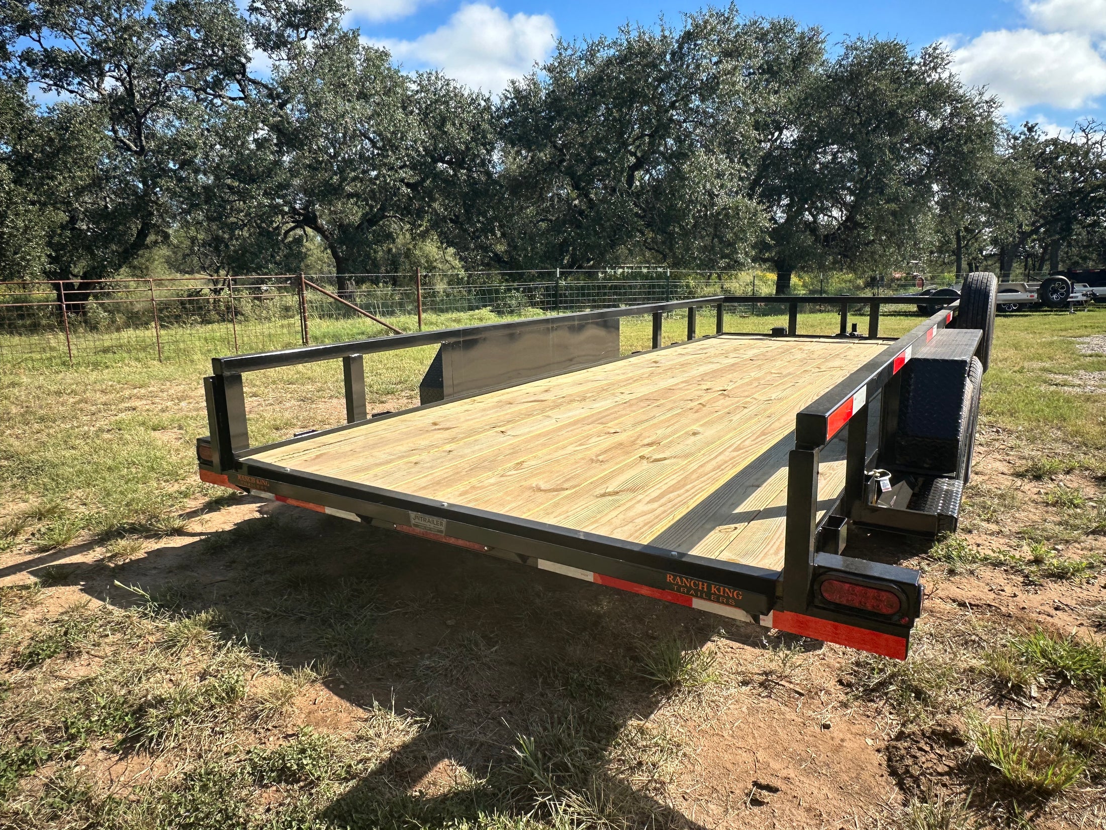 Ranch King 6'10"x18' Tandem Utility Trailer RAMPS - 2545 Ranch King