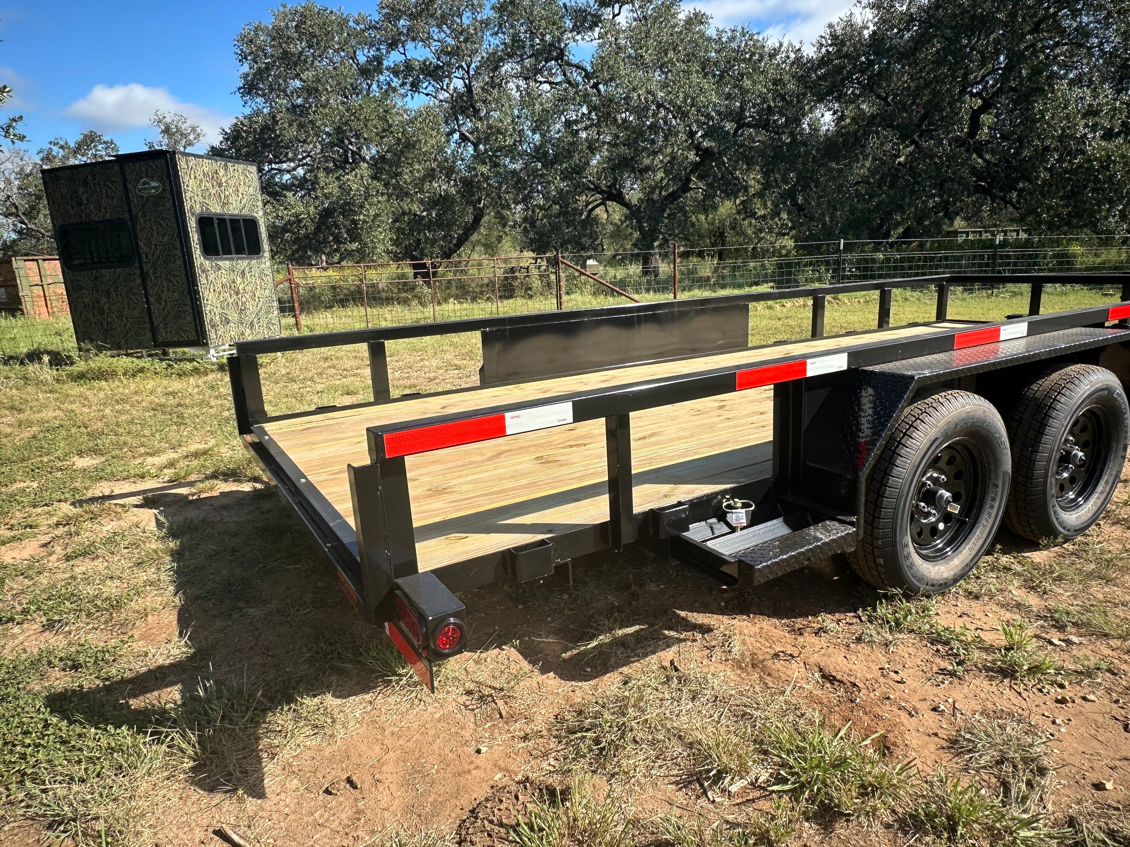 Ranch King 6'10"x18' Tandem Utility Trailer RAMPS - 2545 Ranch King
