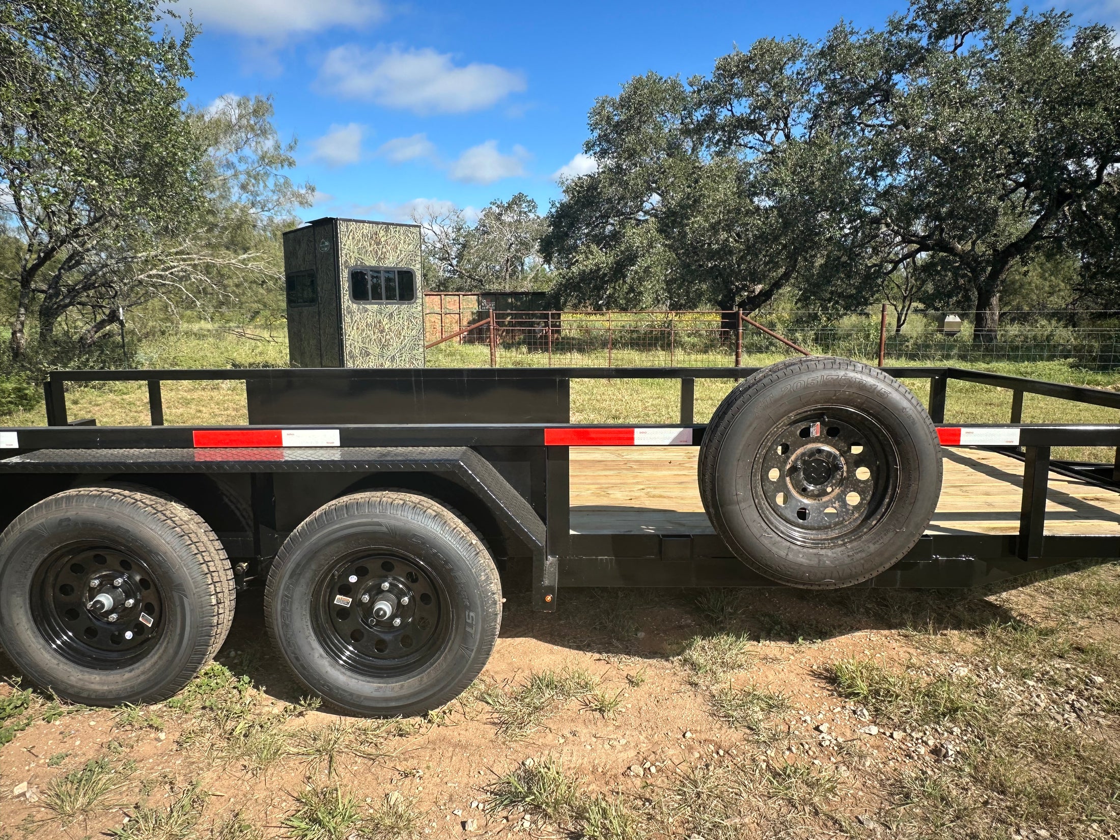 Ranch King 6'10"x18' Tandem Utility Trailer RAMPS - 2545 Ranch King