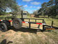 Load image into Gallery viewer, Ranch King 6'10"x18' Tandem Utility Trailer RAMPS - 2545 Ranch King