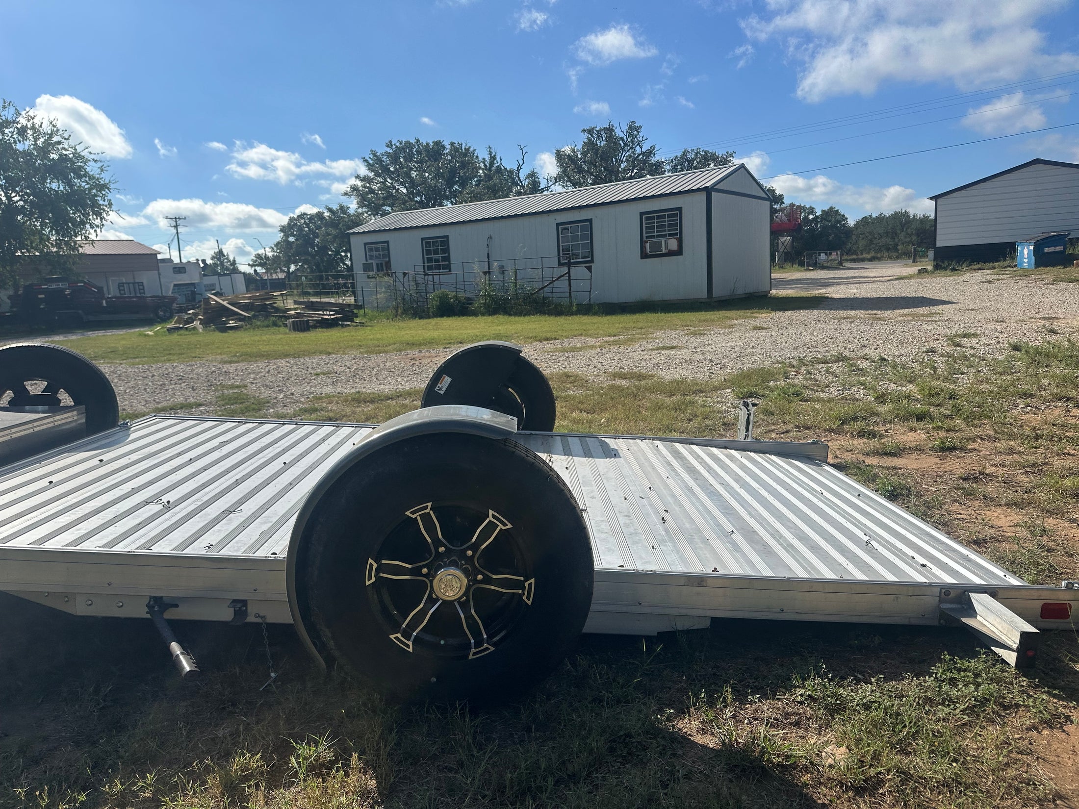 SALE Timpte -78"x12' Power Tilt Aluminum Singe Axle Carhauler - 2278
