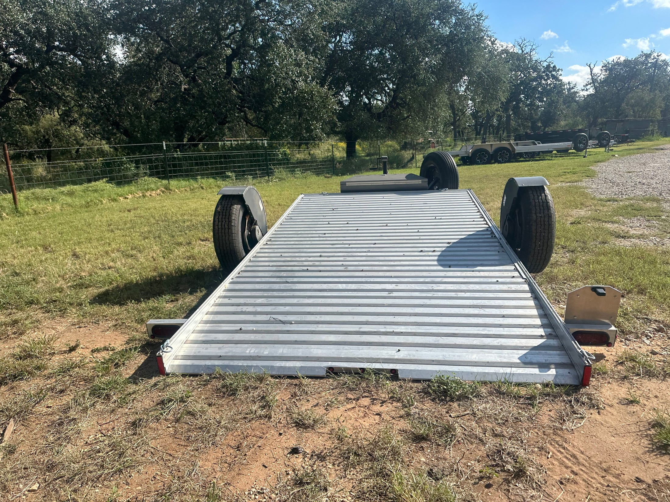 SALE Timpte -78"x12' Power Tilt Aluminum Singe Axle Carhauler - 2278