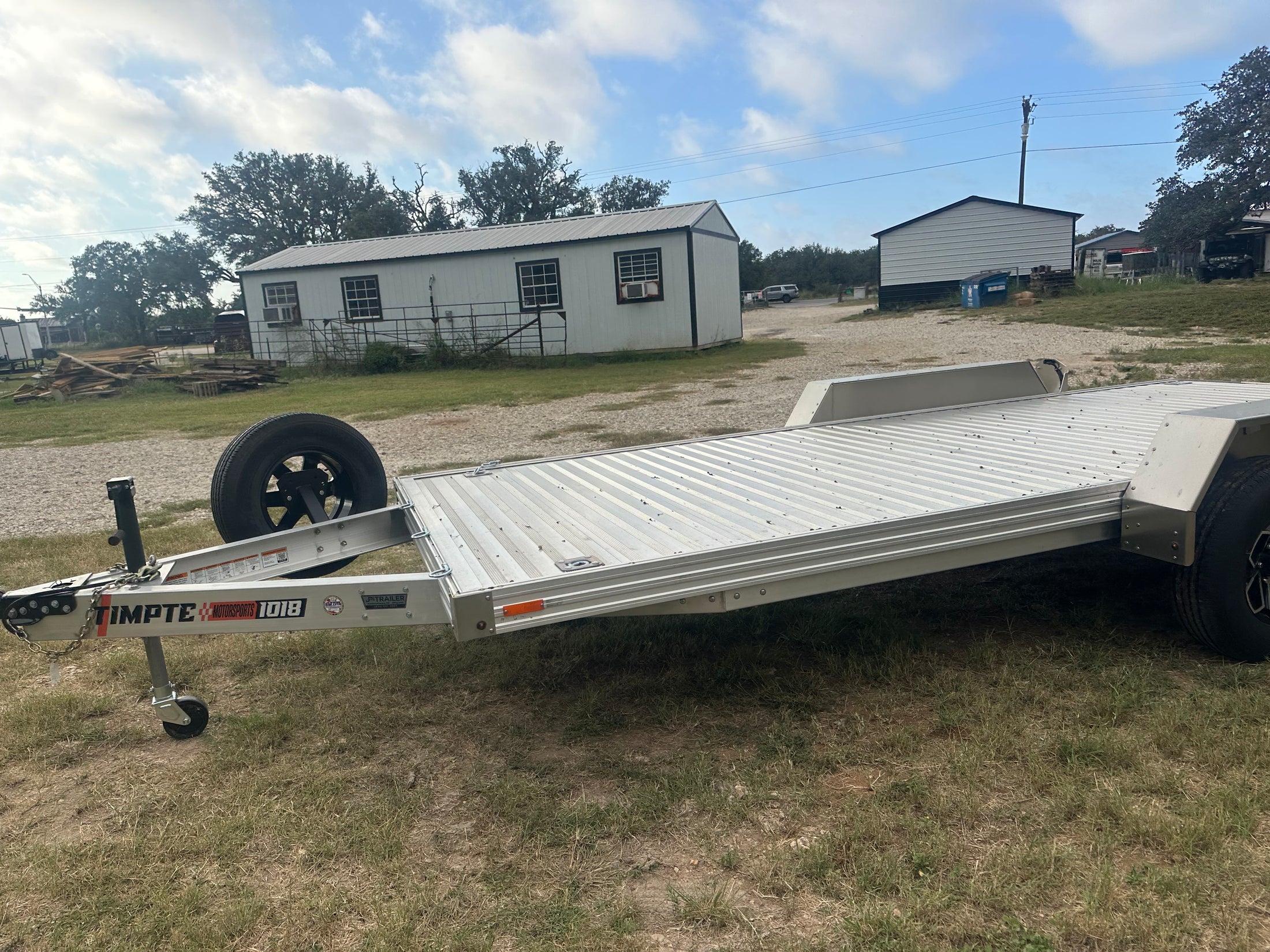 SALE Timpte 82"x18' Tandem Aluminum Carhauler - 2718