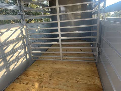 WW 5'X14' Livestock Trailer SILVER - 8204 WW