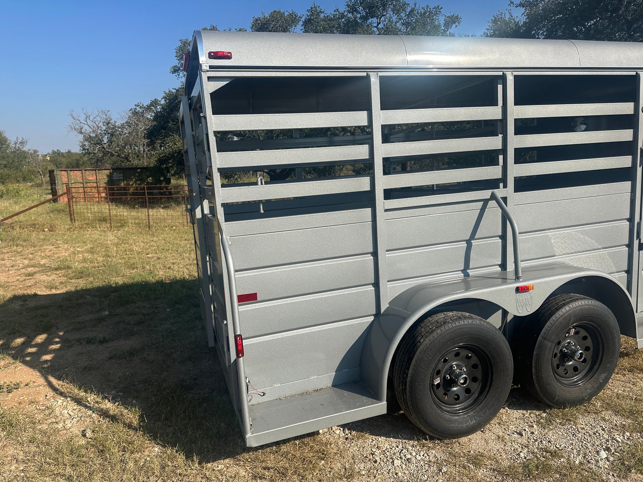 WW 5'X14' Livestock Trailer SILVER - 8204 WW