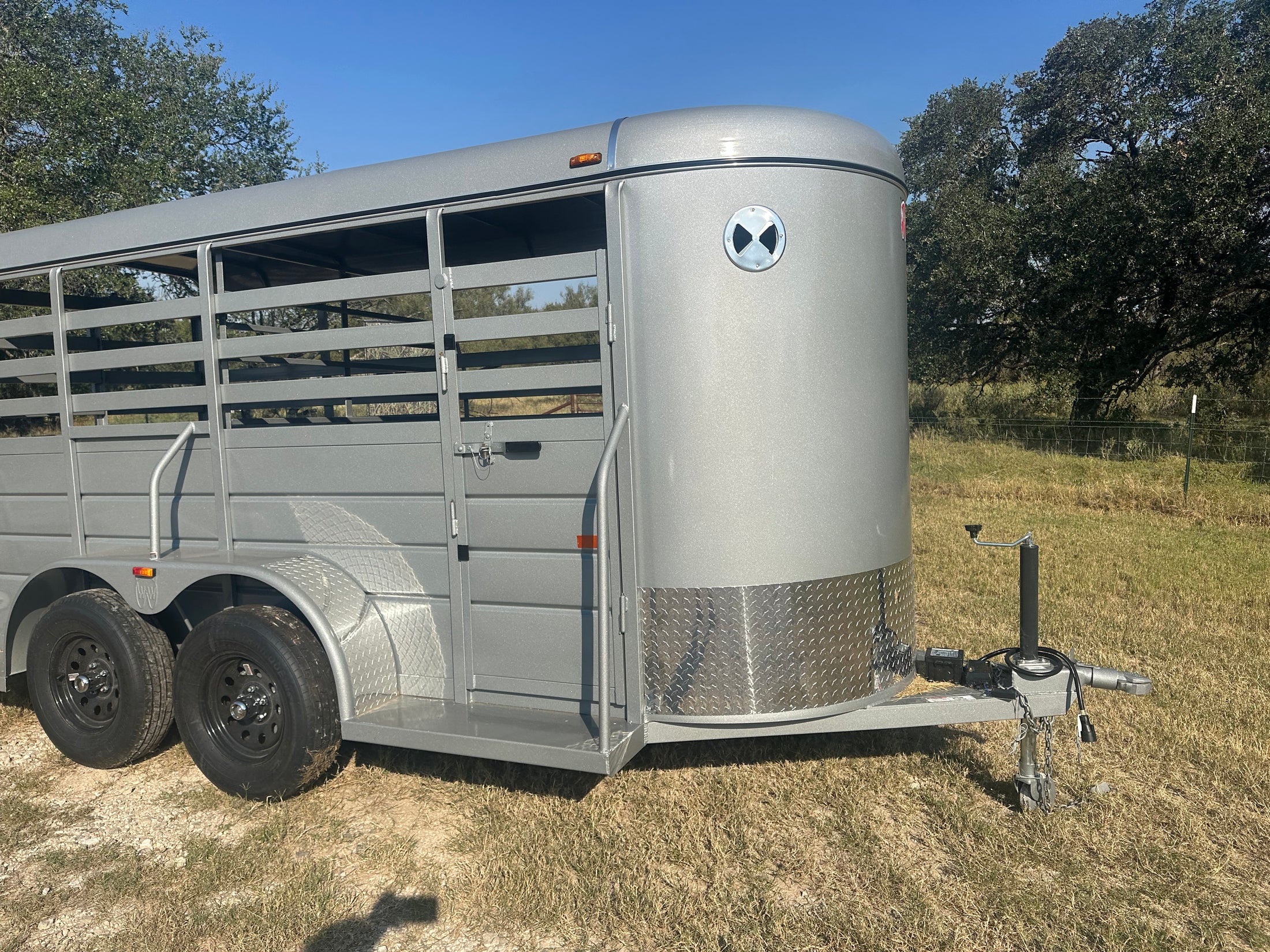 WW 5'X14' Livestock Trailer SILVER - 8204 WW
