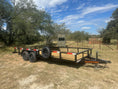 Load image into Gallery viewer, Ranch King 6'10"x20' Tandem Utility 10k RAMPS - 2478 Ranch King