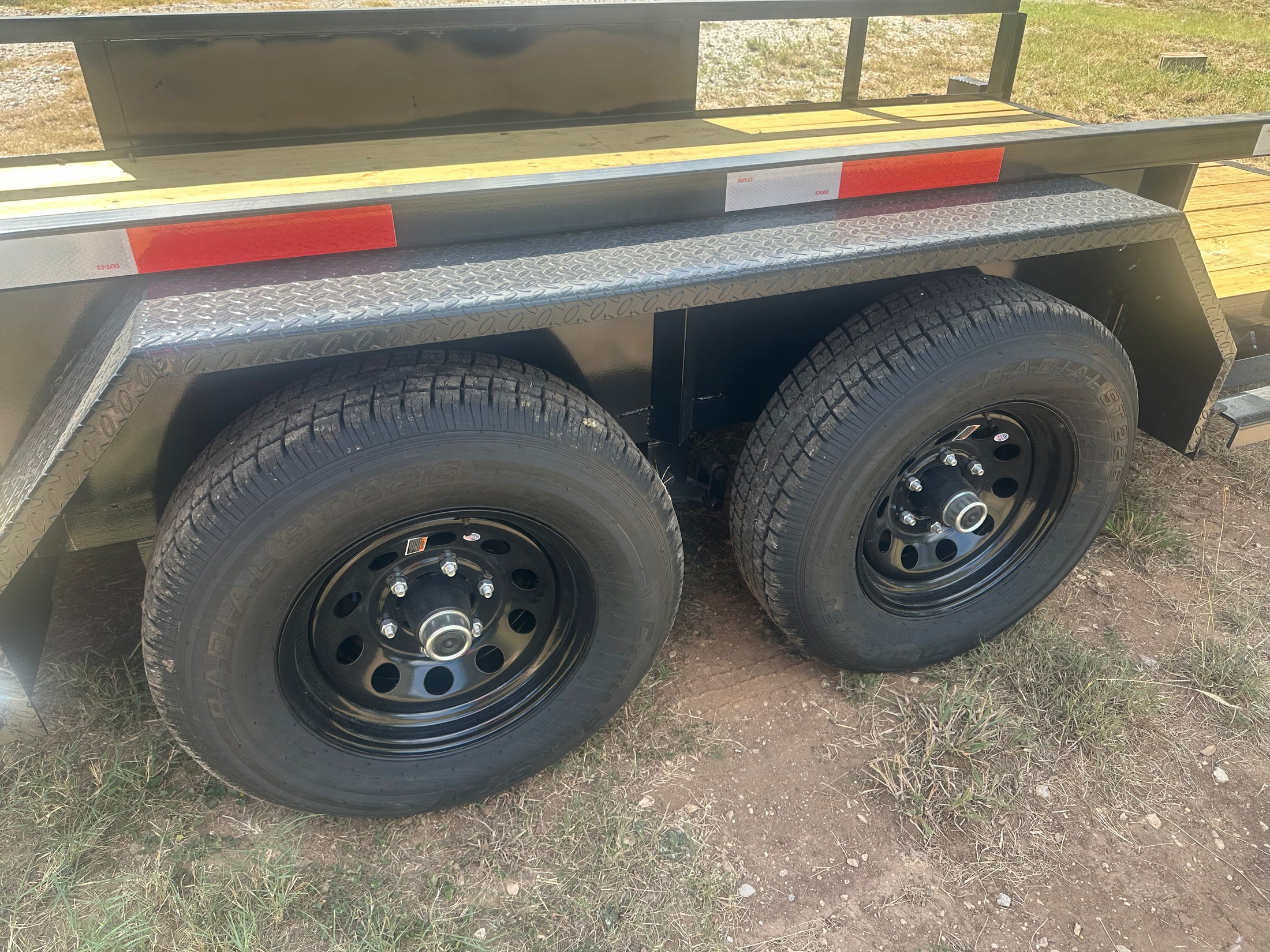 Ranch King 6'10"x20' Tandem Utility 10k RAMPS - 2478 Ranch King