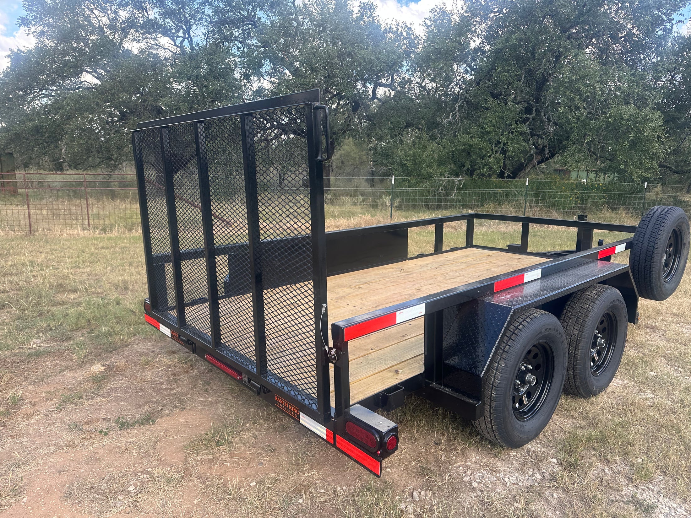 Ranch King 6'x12' Tandem Utility Trailer GATE - 2674