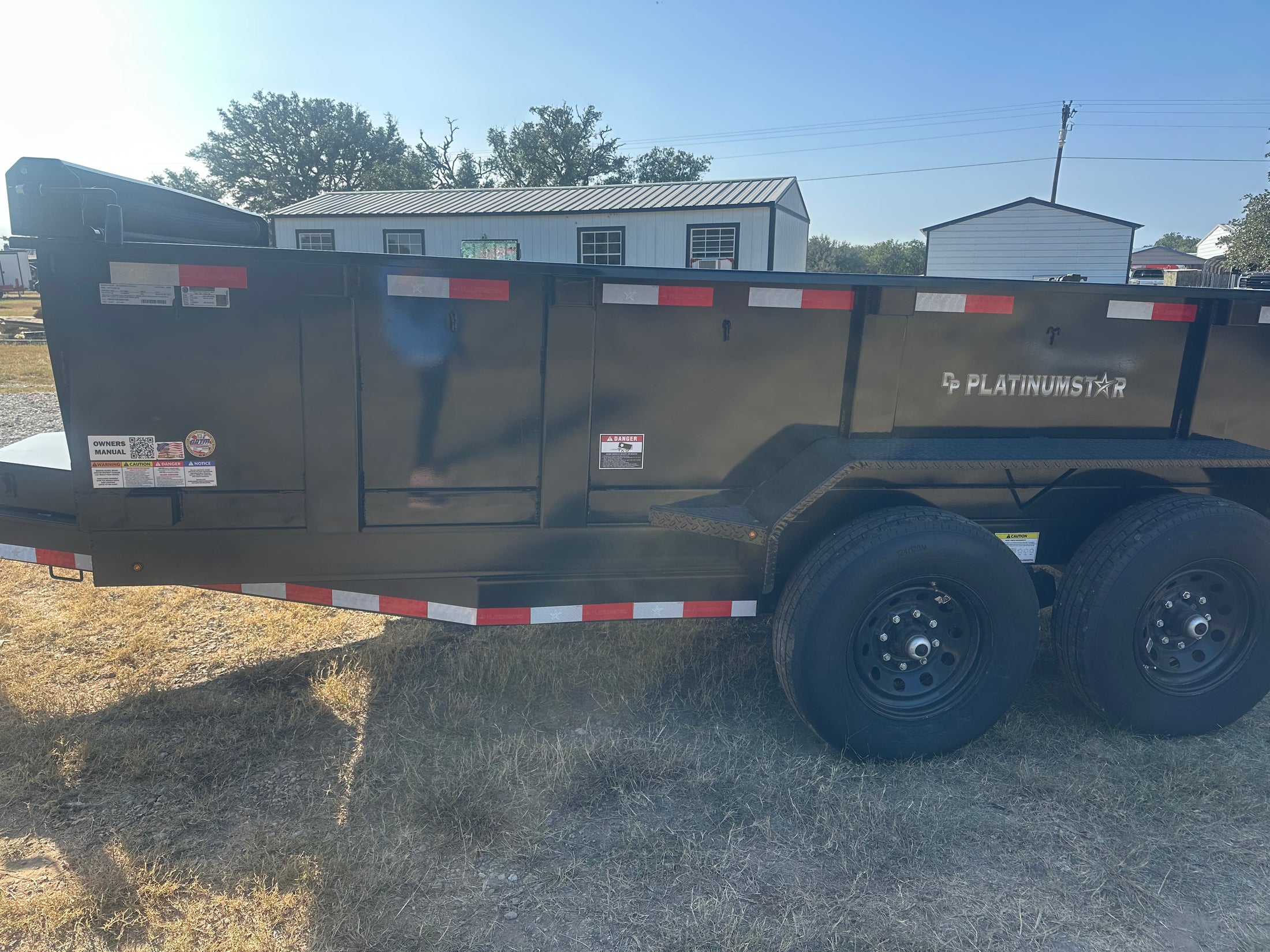 DP Platinum 82"x14' Tandem Eco Dump 14k BLACK - 1556