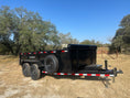 Load image into Gallery viewer, DP Platinum 82"x14' Tandem Eco Dump 14k BLACK - 1556