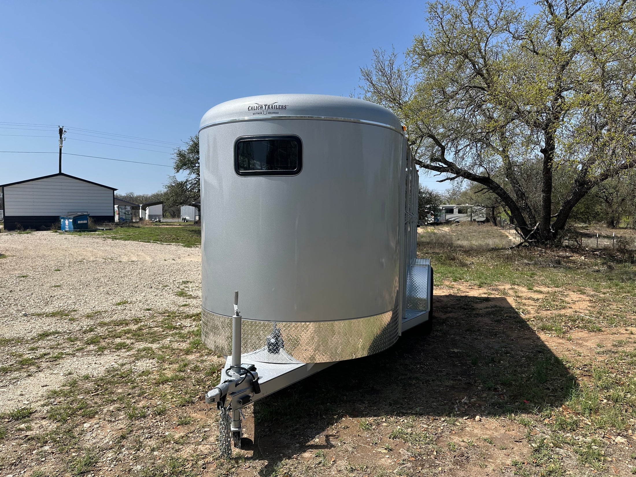 Calico 6x16x6'6" Livestock Trailer SILVER - 0027