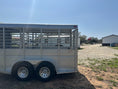 Load image into Gallery viewer, Calico 6x16x6'6" Livestock Trailer SILVER - 0027