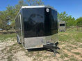 Load image into Gallery viewer, Wells Cargo 102"x16'x7' RFV Tandem Cargo- BLACK - 8606