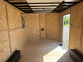 Load image into Gallery viewer, Wells Cargo 102"x16'x7' Tandem Cargo- BLACK - 8606 Wells Cargo