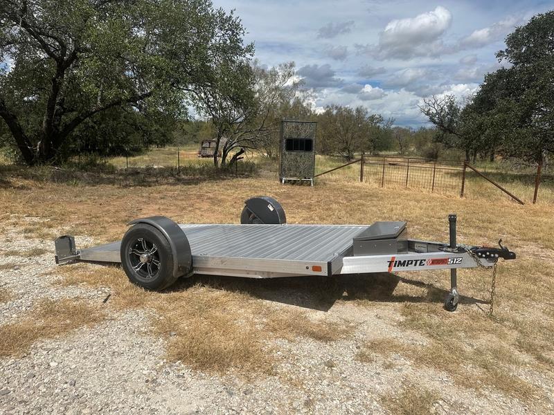 SALE Timpte -78"x12' Power Tilt Aluminum Singe Axle Carhauler - 2278 Timpte