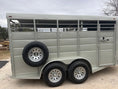 Load image into Gallery viewer, Calico 6'x16'x6'6" Livestock Tandem Axle 7K Trailer PUEBLO GOLD -1053 - J4 Trailer