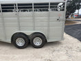 Load image into Gallery viewer, Calico 6'x16'x6'6" Livestock Tandem Axle 7K Trailer PUEBLO GOLD -1053 - J4 Trailer