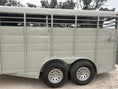 Load image into Gallery viewer, Calico 6'x16'x6'6" Livestock Tandem Axle 7K Trailer PUEBLO GOLD -1053 - J4 Trailer