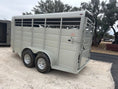 Load image into Gallery viewer, Calico 6'x16'x6'6" Livestock Tandem Axle 7K Trailer PUEBLO GOLD -1053 - J4 Trailer
