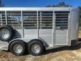 Load image into Gallery viewer, Calico 6x16x6'6" Livestock Trailer SILVER - 0027 - J4 Trailer