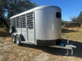 Load image into Gallery viewer, Calico 6x16x6'6" Livestock Trailer SILVER - 0027 - J4 Trailer