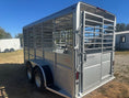 Load image into Gallery viewer, Calico 6x16x6'6" Livestock Trailer SILVER - 0027 - J4 Trailer