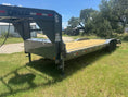 Load image into Gallery viewer, Delco 102"x26' Gooseneck Carhauler 14 K Dove Monster Ramps GRAY - 7542 - J4 Trailer