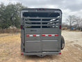 Load image into Gallery viewer, Delco 6'x16'x6'6" Bumper Livestock 6K- ORDER Fighter Jet Gray - 6364 - J4 Trailer