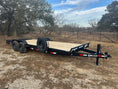 Load image into Gallery viewer, Delco 83"x22' Carhauler 14K Tandem Trailer - BLACK 4465 - J4 Trailer