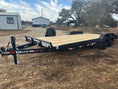 Load image into Gallery viewer, Delco 83"x22' Carhauler 14K Tandem Trailer - BLACK 4465 - J4 Trailer
